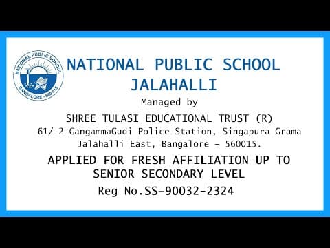 NPS Jalahalli CBSE Inspection